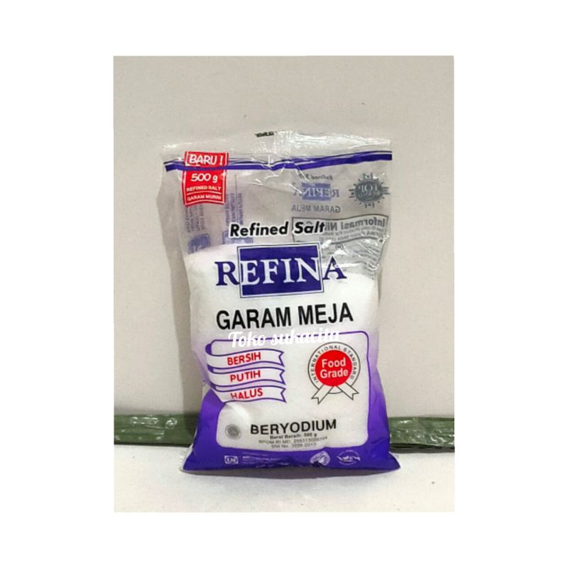 

garam meja refina beryodium 500gram