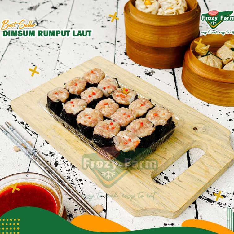 

DIMSUM FROZEN RUMPUT LAUT (PREMIUM) ISI 15/PACK - DIMSUM MEDAN HALAL - DISTRIBUTOR DIMSUM MEDAN