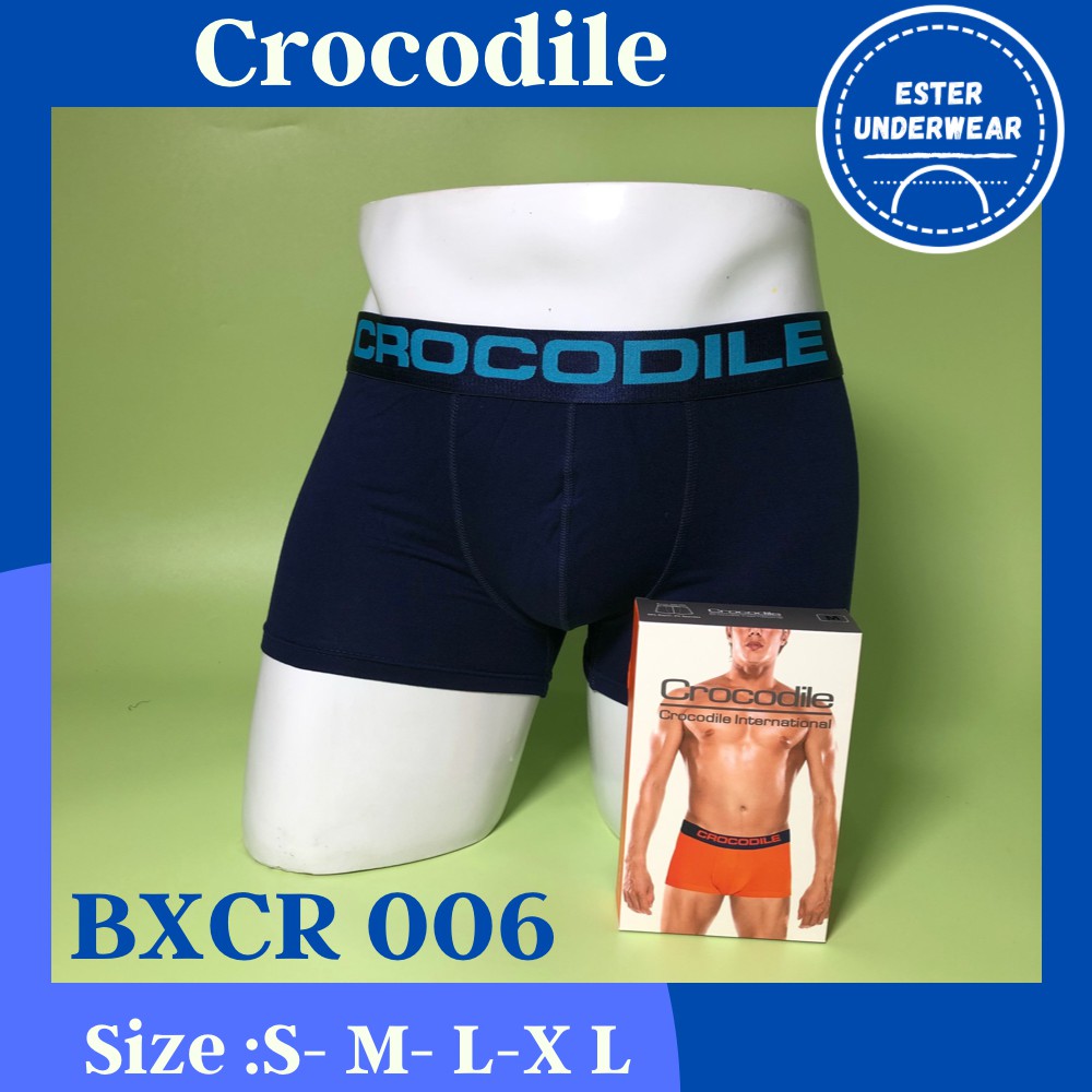 CELANA BOXER PRIA CROCODILE BXCR 006 ISI-2 PCS