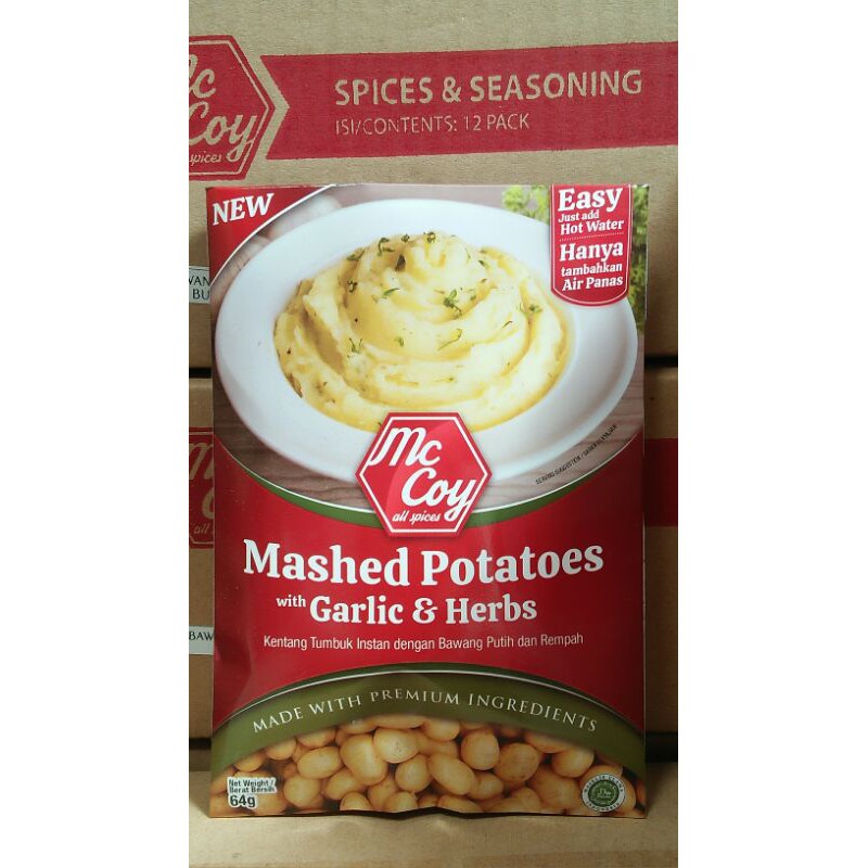 

McCoy Mashed Potato Instant 64 gr