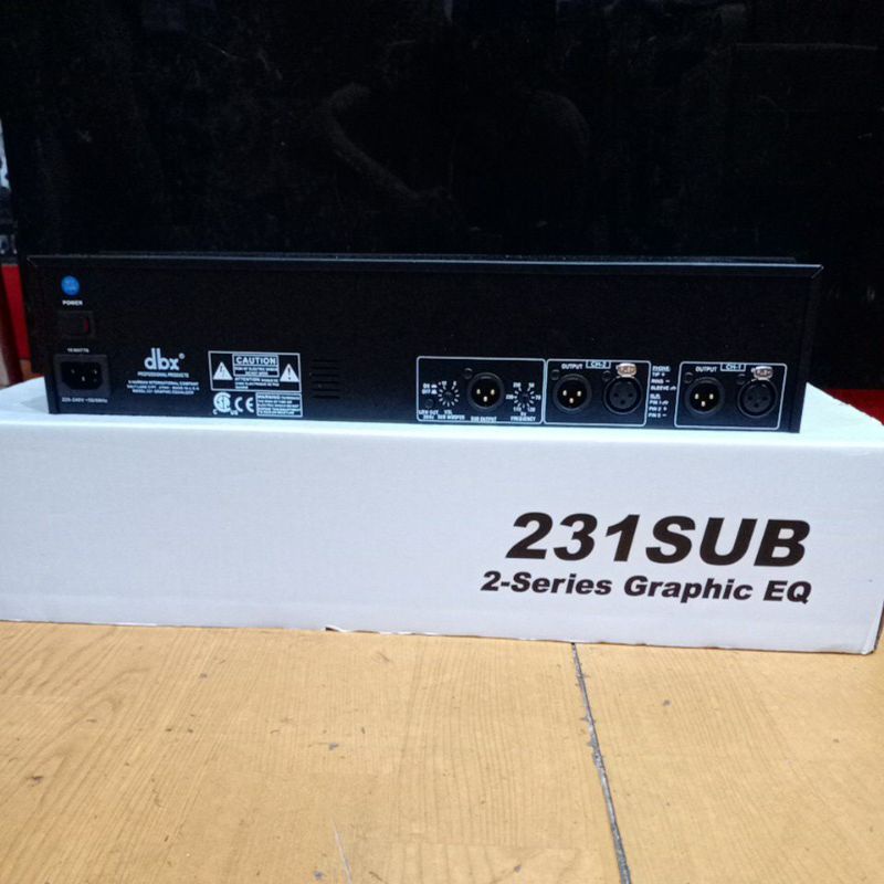 EQUALISER EQUALIZER DBX231SUB DBX 231SUB GRADE A