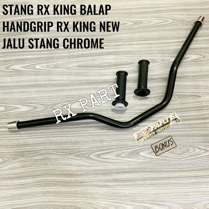 STANG / SETANG BALAP RX KING RX K RXKING + HANDGRIP RX KING NEW + JALU STANG/ BAR END CHROME