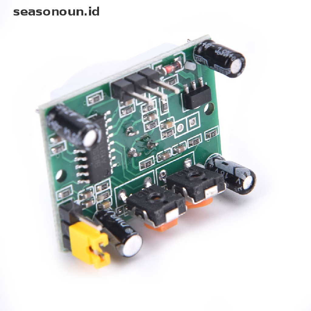 Hc-sr501 Modul Sensor Detektor Gerak PIR Inframerah IR Pyroelektrik Adjustable