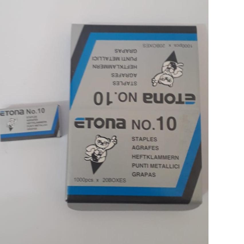 

Hárgá.termuráh⭐ Etona Staples No.10 ( isi staples / isi cekrekan / isi hekter ) .!!