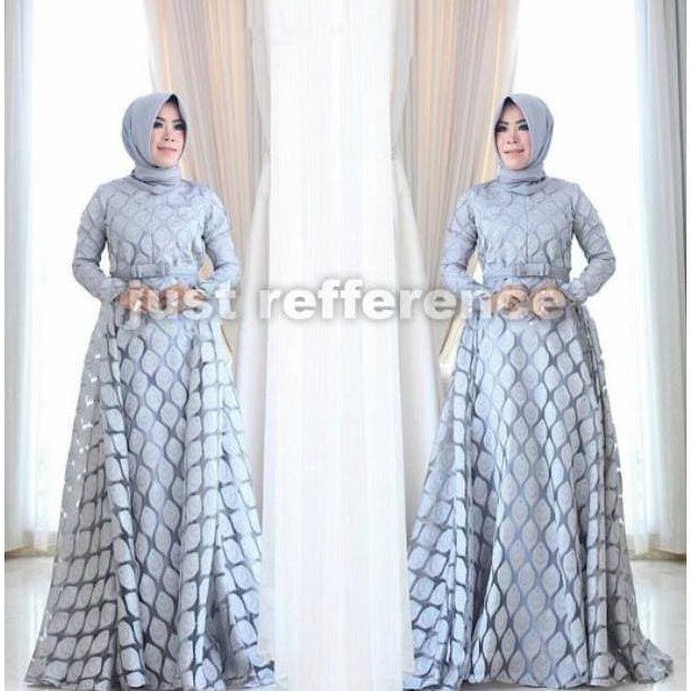 Gamis Bahan Organza Terbaru - Model Hijab Terbaru