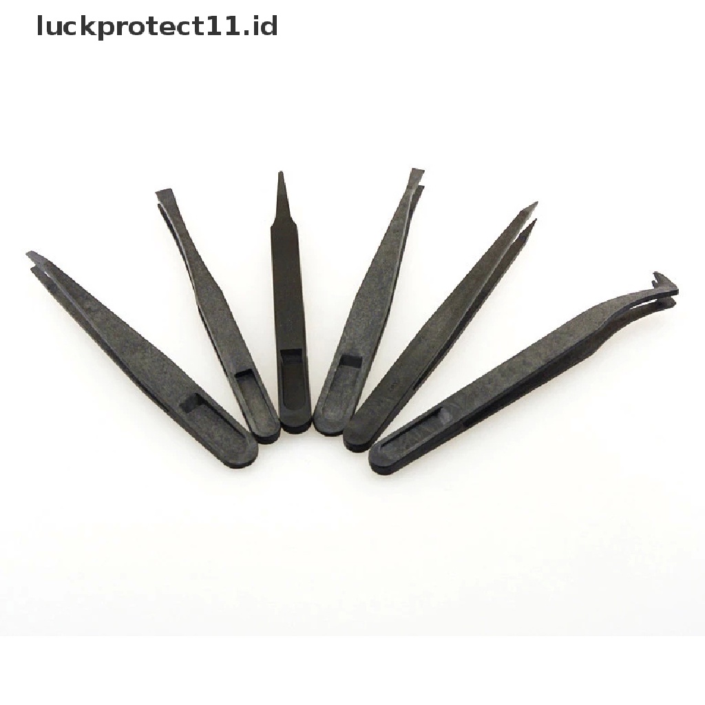&lt; Luckprotect11. &lt; LuckproteksiId Pinset Plastik pps + Fiber Ukuran 12x1.1x1.4cm