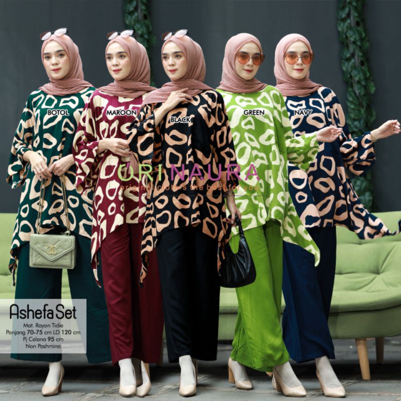 ASHEFA SET BAJU SETELAN PANT BY ORI NAURA