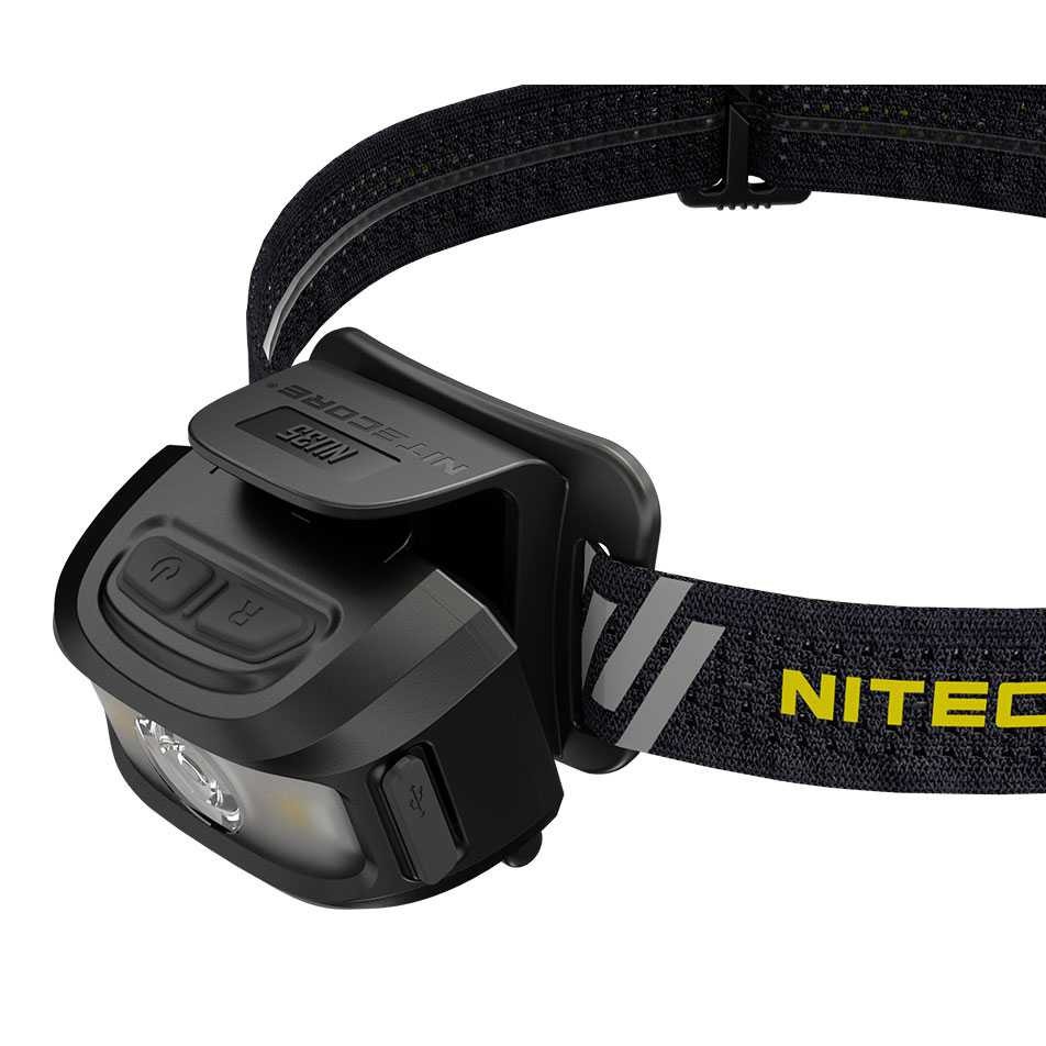 ™616&lt; Nitecore Senter Kepala Carger USB Murah Headlamp Rechargeable Outdoor Head Lamp Charger