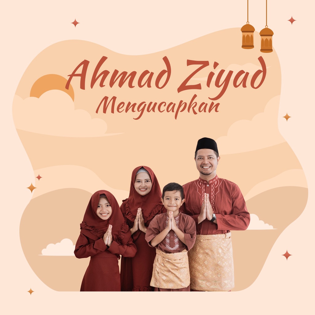 Video Ucapan Puasa dan Lebaran Idul Fitri 2022 1443H Tipe LQ-1