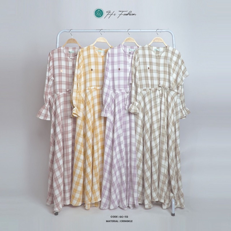 ready gamis wanita muslim long dress bestseller hi fashion rania malakai