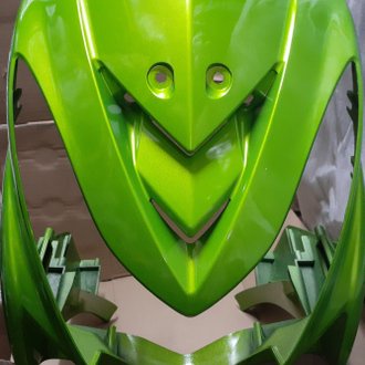 Tameng Dasi Panel Cover Body Bodi Depan Yamaha mio soul lama karbu Warna hijau Kualitas Seperti Orig