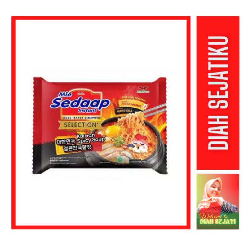 

Mie Sedaap Korean Spicy Soup 77g