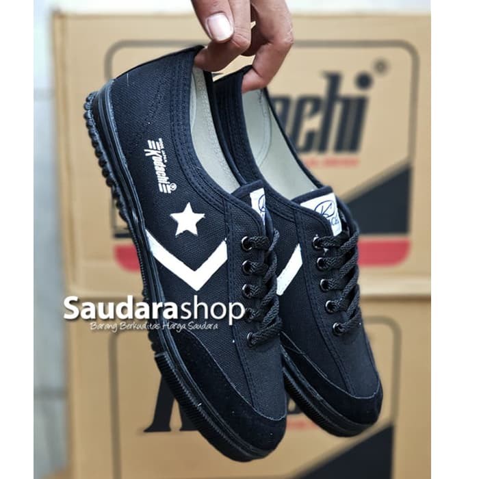 Kodachi 8119 Sepatu Kodachi Star Cefron Allblack / Kodachi Hitam