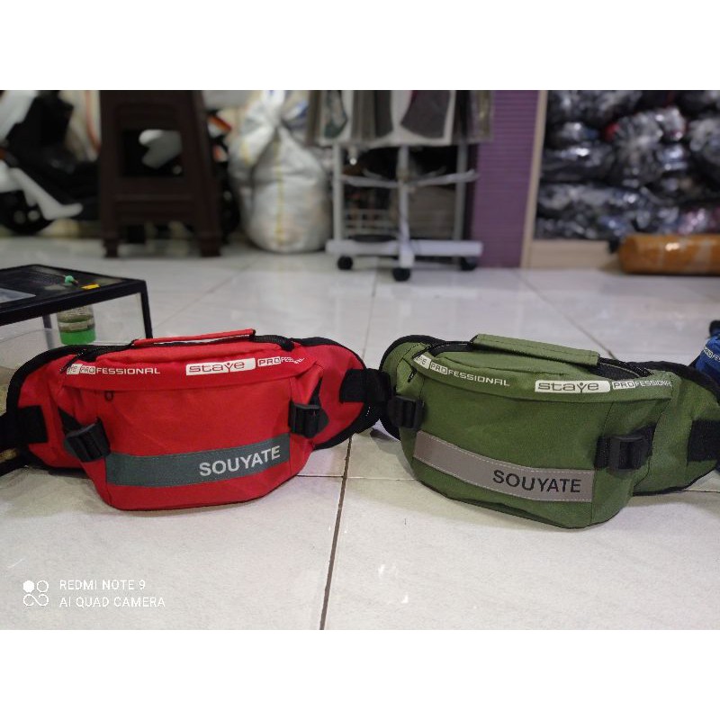 WAISTBAG SOUYATE(HARGA GROSIR )-TAS MURAH-TAS PRIA-TAS WANITA-TAS PINGGANG-TAS SLEMPANG