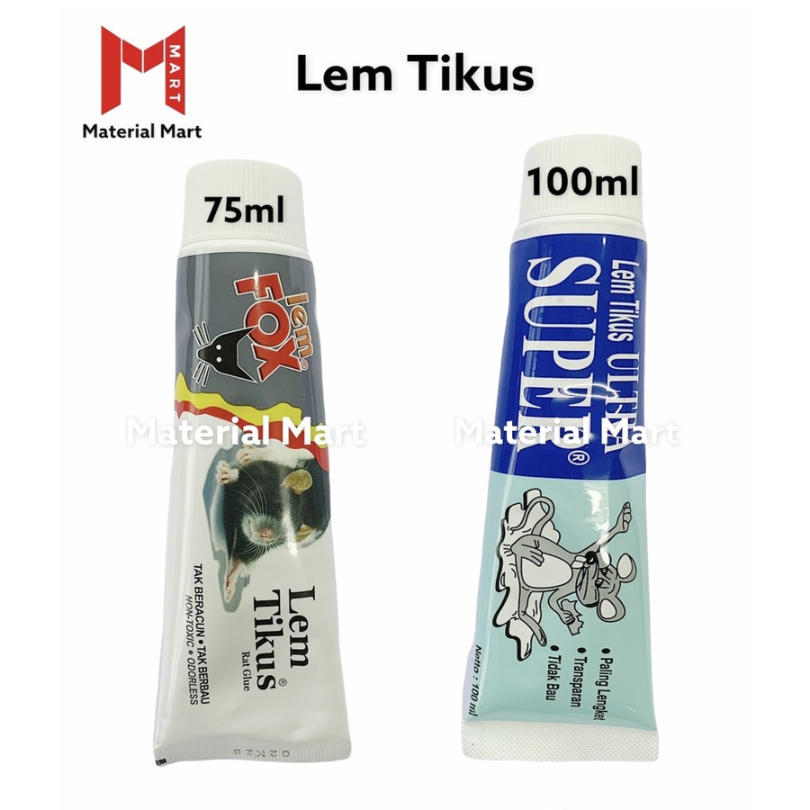 Lem Tikus Gel Murah | Perangkap Tikus Odol | Jebakan Tikus (Anti Bau) MATERIAL MART