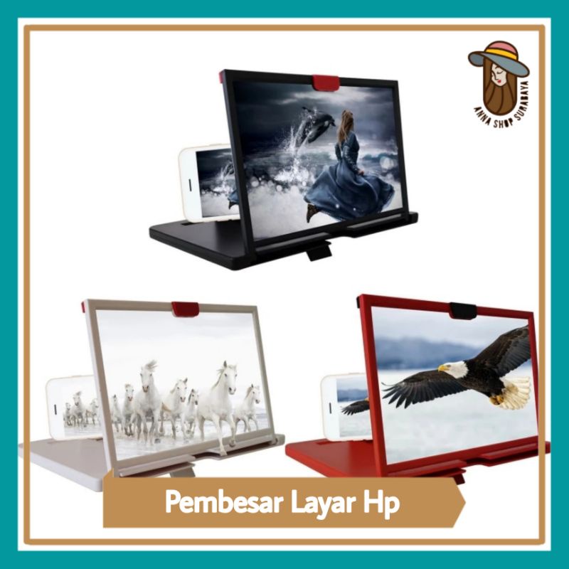 Kaca Pembesar Layar HP 3D / Enlarged Screen F3