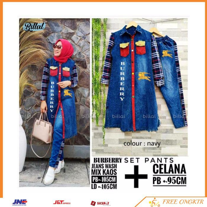 Original Pakaian Wanita BURBERRY SET PANTS by BILLAL Fashion HQ. Murah
