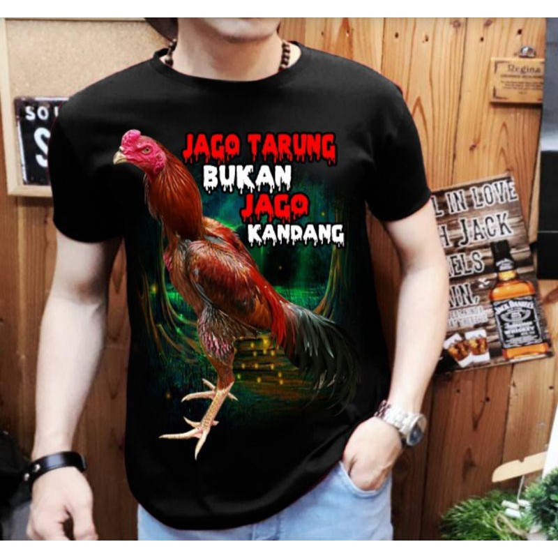 kaos distro terbaru kaos gambar ayam jago tarung