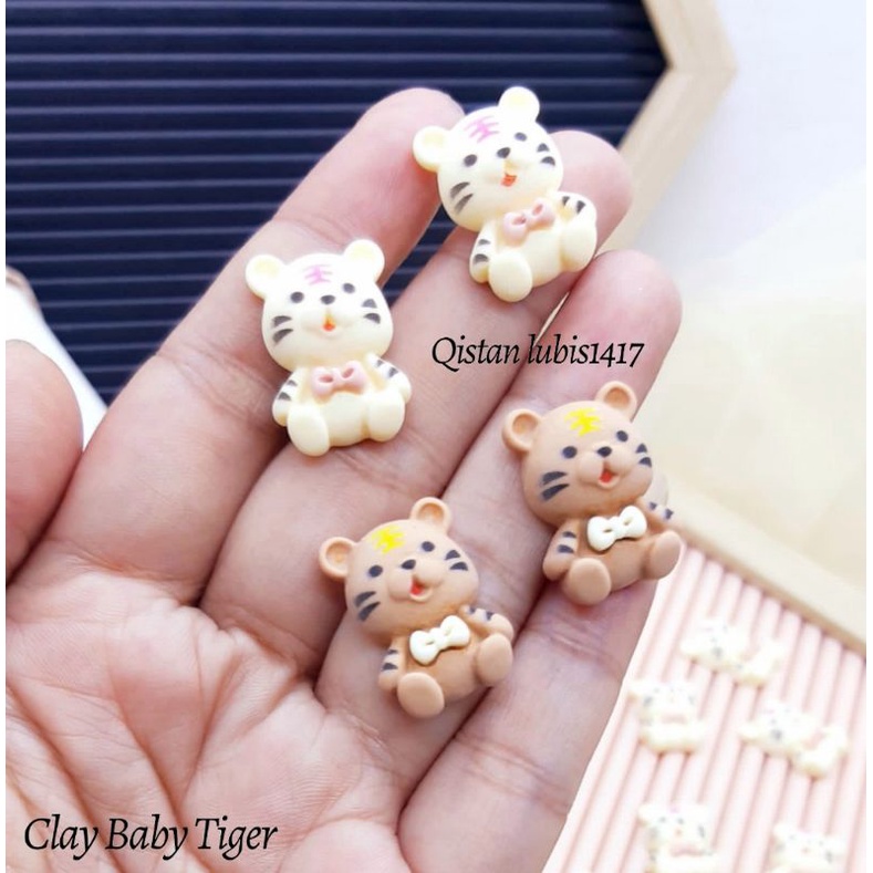 Clay Baby Tiger &amp; Baby Cat