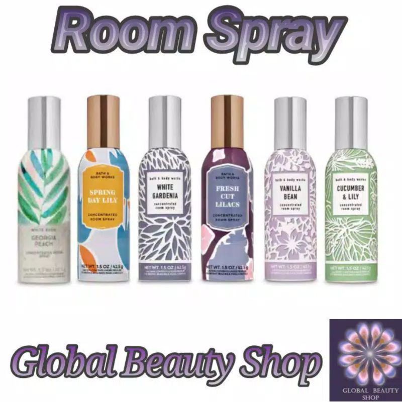 [ PART 1 ] Room Spray Bath and Body Works [ Mahogany Teakwood - Eucalyptus Spearmint - Japanese Cherry Blossom ]