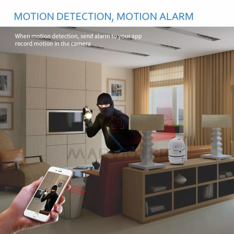 IP HUMAN TRACKING WIRELESS CCTV MINI WIFI 1080P HD Wireless CCTV