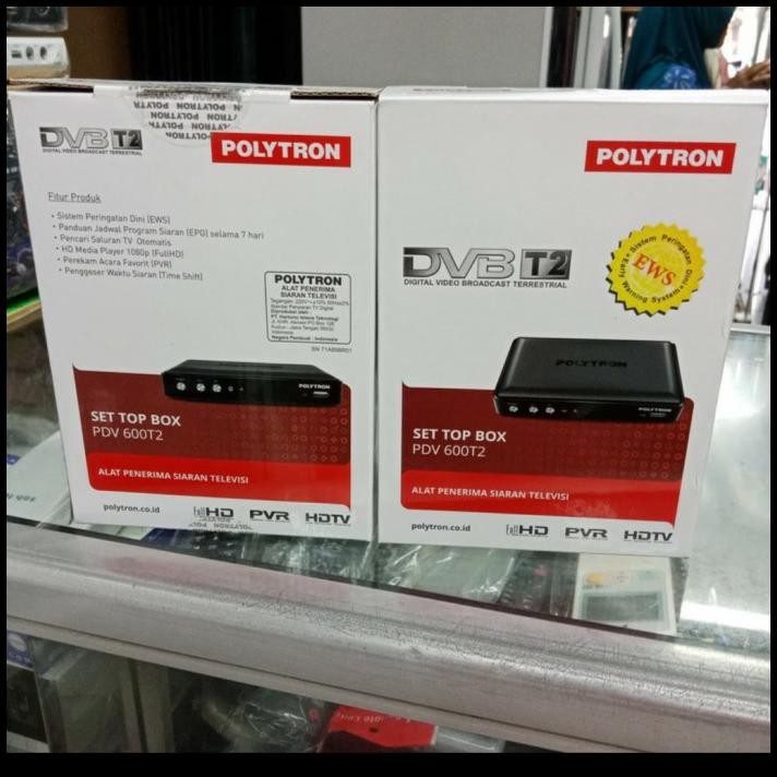 Set Top Box Tv Digital Polytron Pdv600 Dvb T2