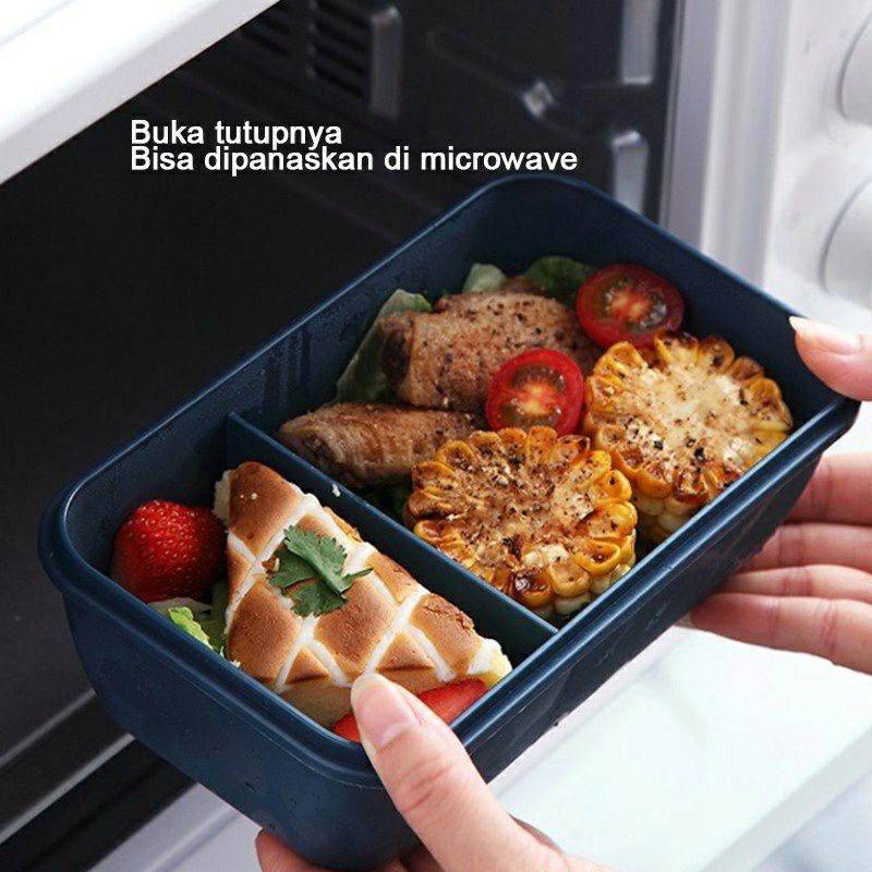 Kotak Makan Lunchbox Gandum Lunchbox Sekat / Kotak Bekal Makan Gandum kotak makan SLIM