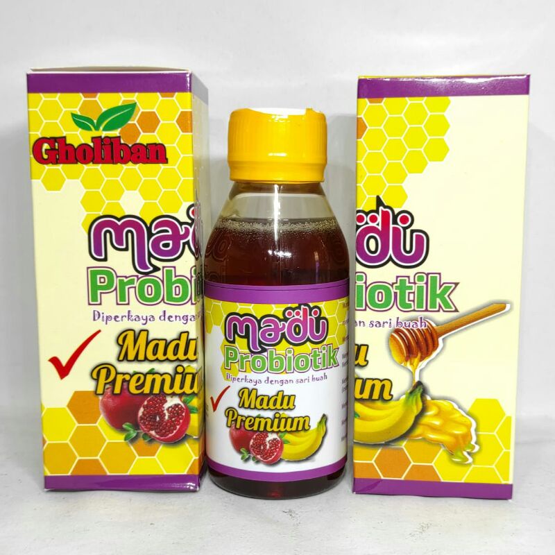 Madu Probiotik- Madu plus Sari Buah- Madu premium Gholiban