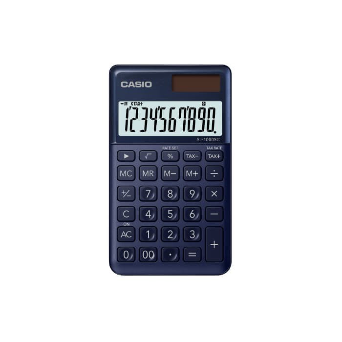 

CASIO Colorful Calculator SL-1000SC-Navy