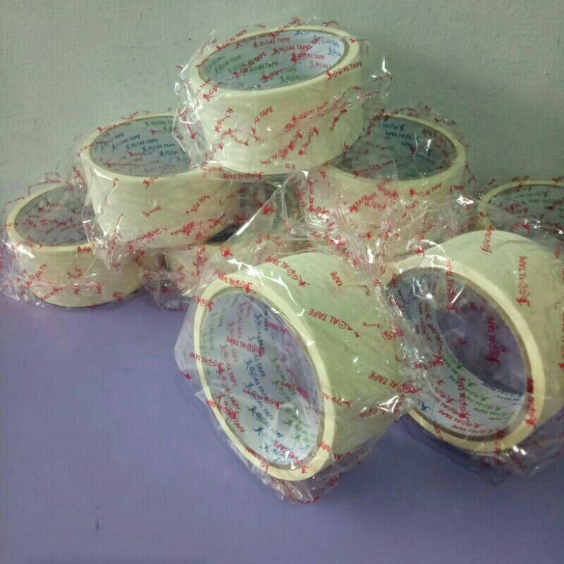 

LAKBAN KERTAS GOALTAPE/ MASKING TAPE 2 INCH [48 × 11 mm]