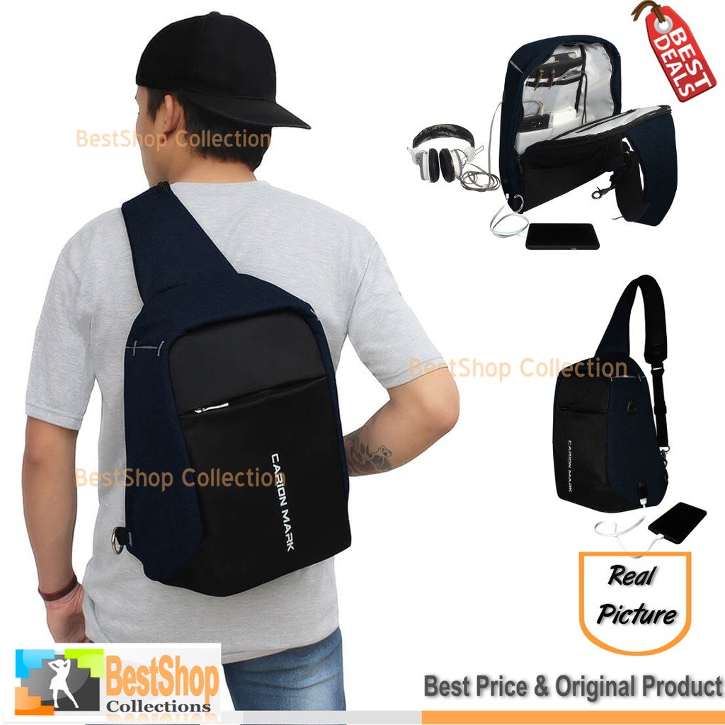 CARION PREMIUM TAS SELEMPANG MULTIFUNGSI ANTI MALING
