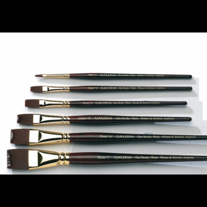 

Produk Terbaru Kuas Galeria Brush One Stroke / Wash Brush 3Mm/6Mm/10Mm/12Mm/19Mm/25Mm