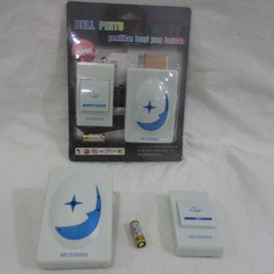 Muxindo Bell Wireless Satu Knop AC 220V / Bell Pintu***