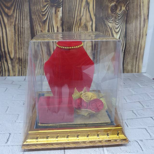 Kotak seserahan mahar perhiasan Cincin & Kalung