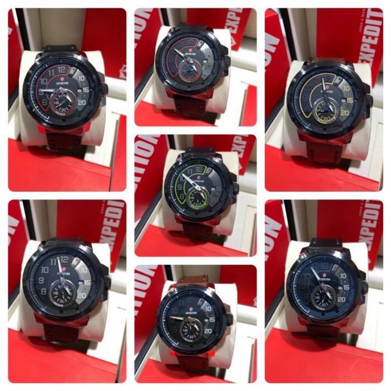 JAM TANGAN PRIA EXPEDITION 6825/ E6825/ E 6825 MS / E 6825 ORIGINAL