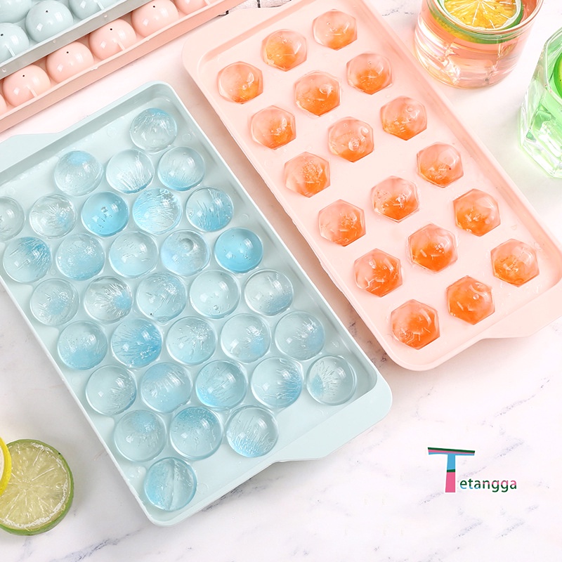 Cetakan Es Batu Sekat 18 + Tutup / Cetakan Es Honey Comb/ Cetakan Es Batu Silicone / Ice tray