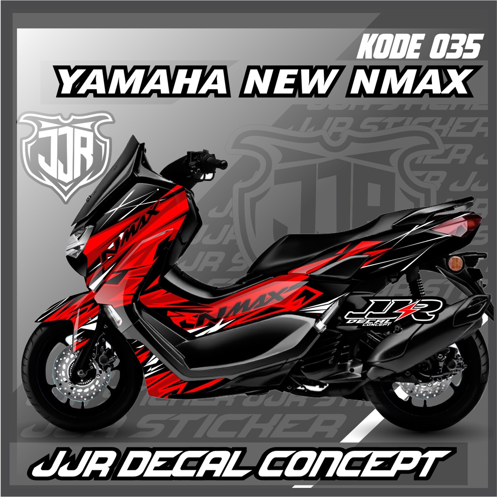 STIKER DECAL YAMAHA NEW NMAX FULL BODY 2020-2023 GRAFIS STICKER YAMAHA NMAX -AKSESORIS YAMAHA NMAX
