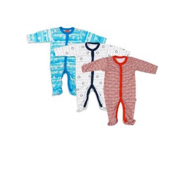 Libby Sleepsuit Sleepwear Premium Motif Boy Isi 3 Stel / Pakaian Tidur Bayi Isi 3 Stel