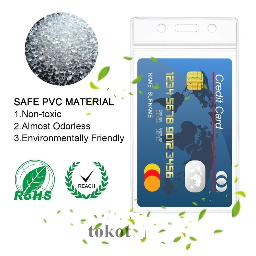Plastik Pelindung Kartu kredit ID CARD ATM SIM KTP model v2