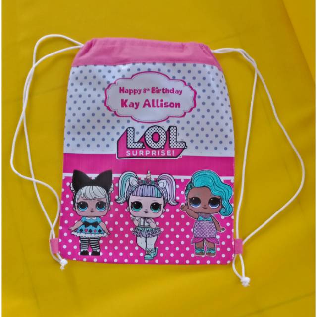 

goodie bag serut backpack tas ultah tas ulang