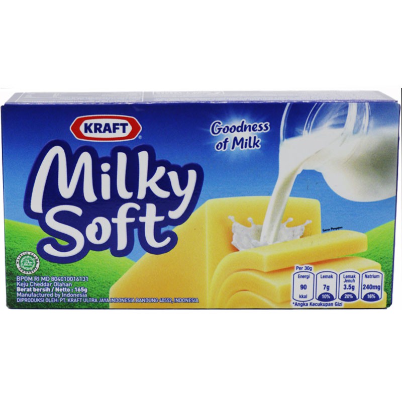Keju Kraft Milky Soft 165 g Shopee Indonesia