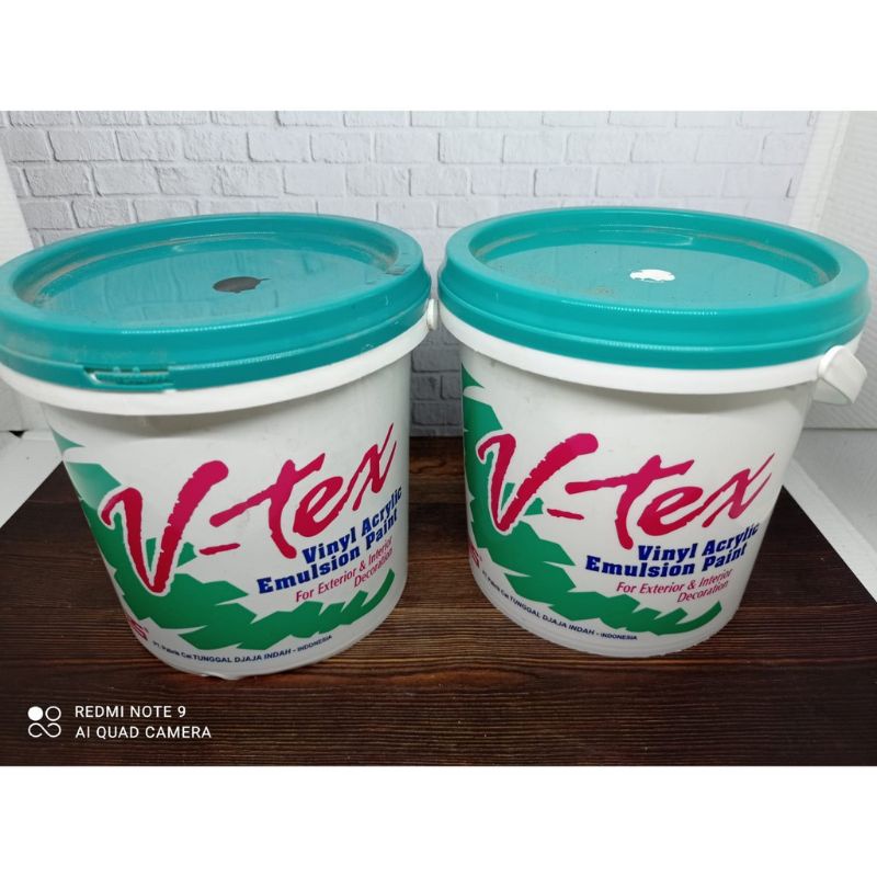 CAT TEMBOK V TEX WHITE 1kg PUTIH