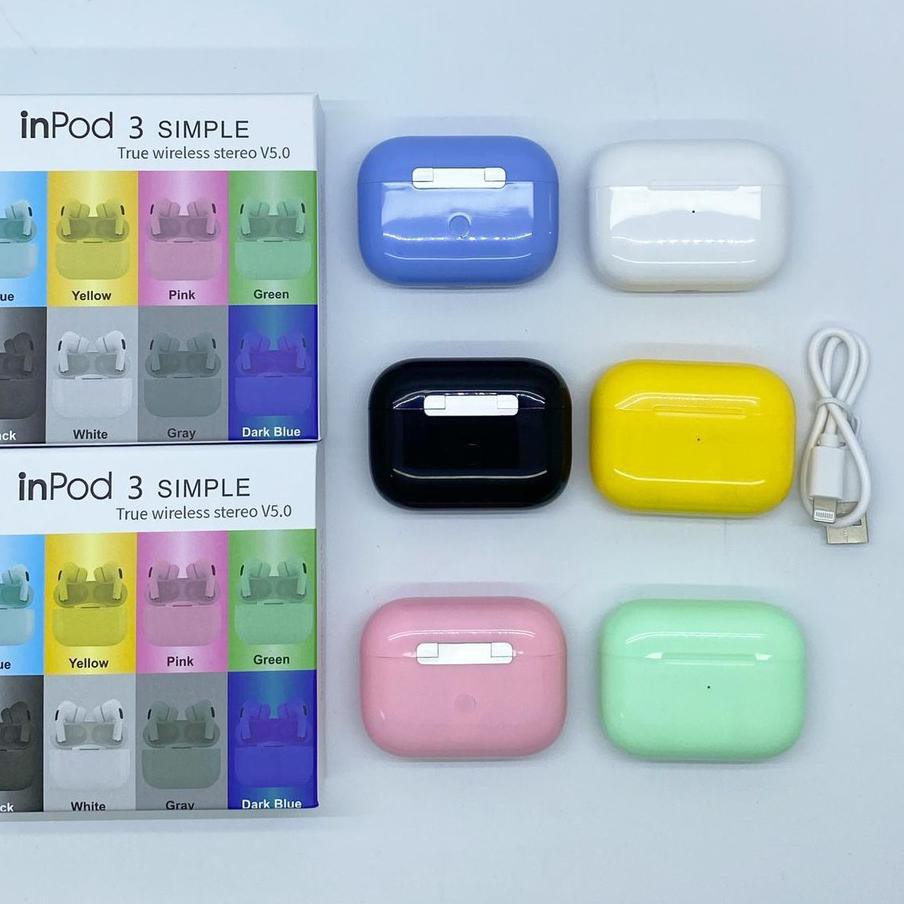 Ready Stock ❋ InPods 3 Simple Macaron True wireless Headset Bluetooth V5.0 Inpods 12