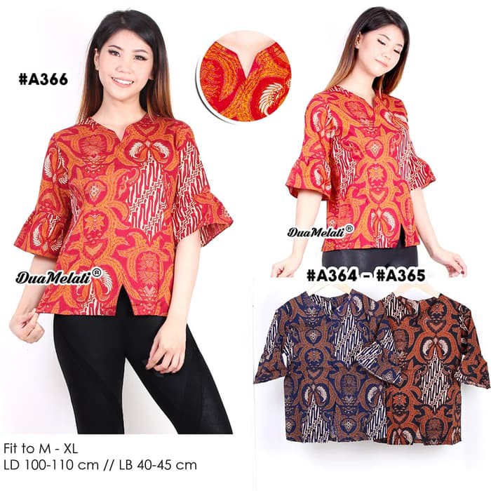 Tunik Batik Jas Panjang Bolero Cardigan Rompi Panjang A229