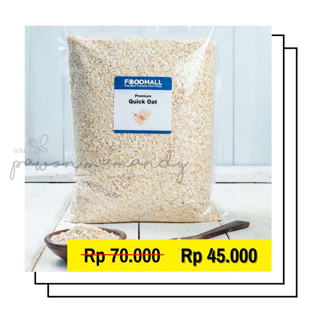 

Quick Oat 1 kg / Oat Halus cepat saji