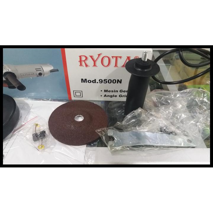 Mesin Gerinda Tangan Ryota 9500N 4" Angle Grinder Ryota Kode 705