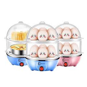 Alat Kukus Telur Ayam / Steamer Telur Electric Egg Cooker Boiler / Alat Elektrik Rebus Telor