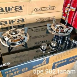 Kompor Gas Kaca Tanam 2 Tungku / KOMPOR TANAM AIFA BATAM