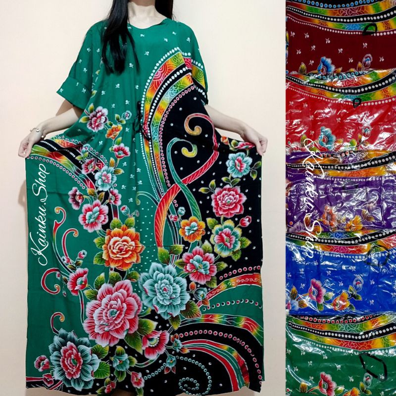 ❤️KU❤️ READY STOCK LONGDRESS LOWO SERUT JUMBO DASTER KENCANA UNGU ORI KUI KALONG SERUT KELELAWAR