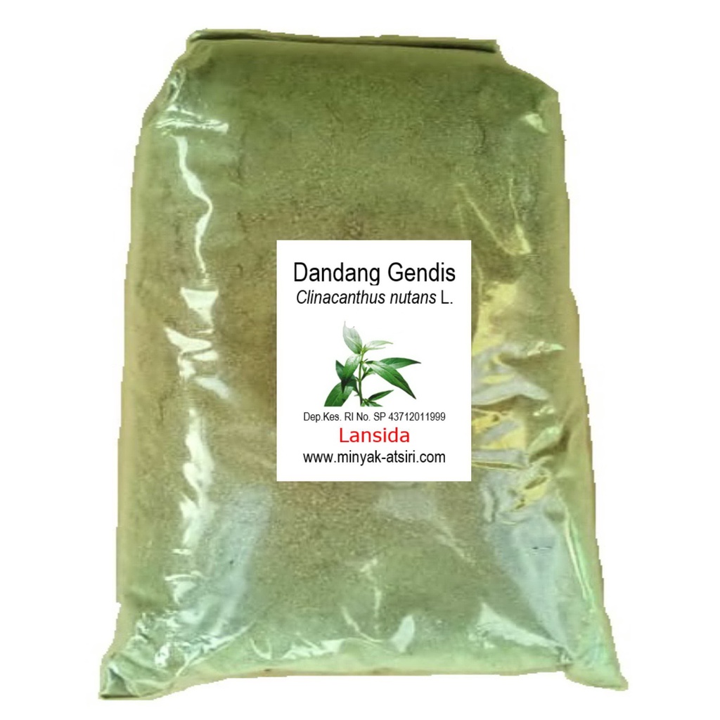 Bubuk Dandang Gulo 250 g Serbuk Dandang Gendis Gula Simplisia Clinacanthus nutans L